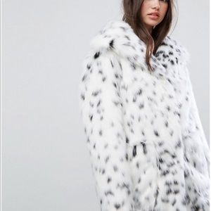 ASOS snow leopard jacket